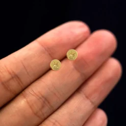 Star Disk Earring