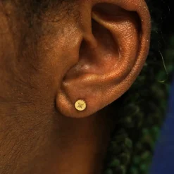 Star Disk Earring