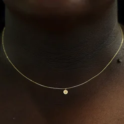 Star Disk Necklace