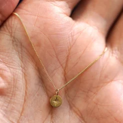 Star Disk Necklace