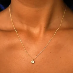 Star Disk Necklace