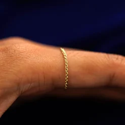 Thick Cable Ring