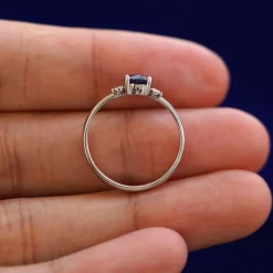 Three Stone Sapphire Ring