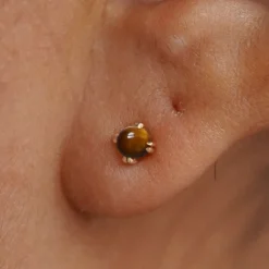 Tiger Eye Earring