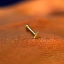Triangle Flatback Piercing
