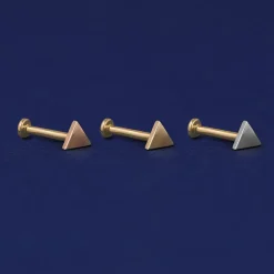 Triangle Flatback Piercing