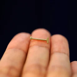 Triangle Flatback Piercing