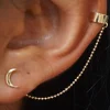 Wide Cuff With Chain