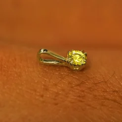 Yellow Diamond Charm