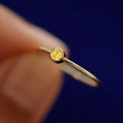 Yellow Diamond Ring